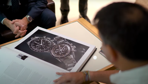 Grande successo per la mostra alla Boutique Omega di Via Condotti a Roma