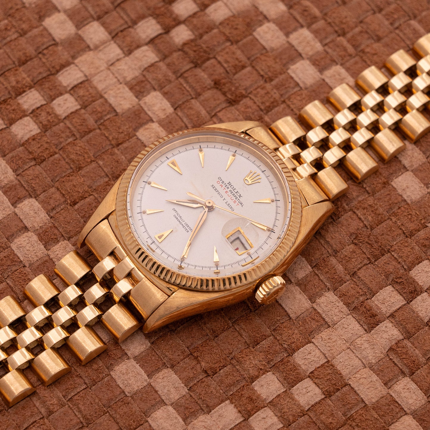 ROLEX DATEJUST ORO GIALLO REF.6305-1 PER SERPICO&LAINO