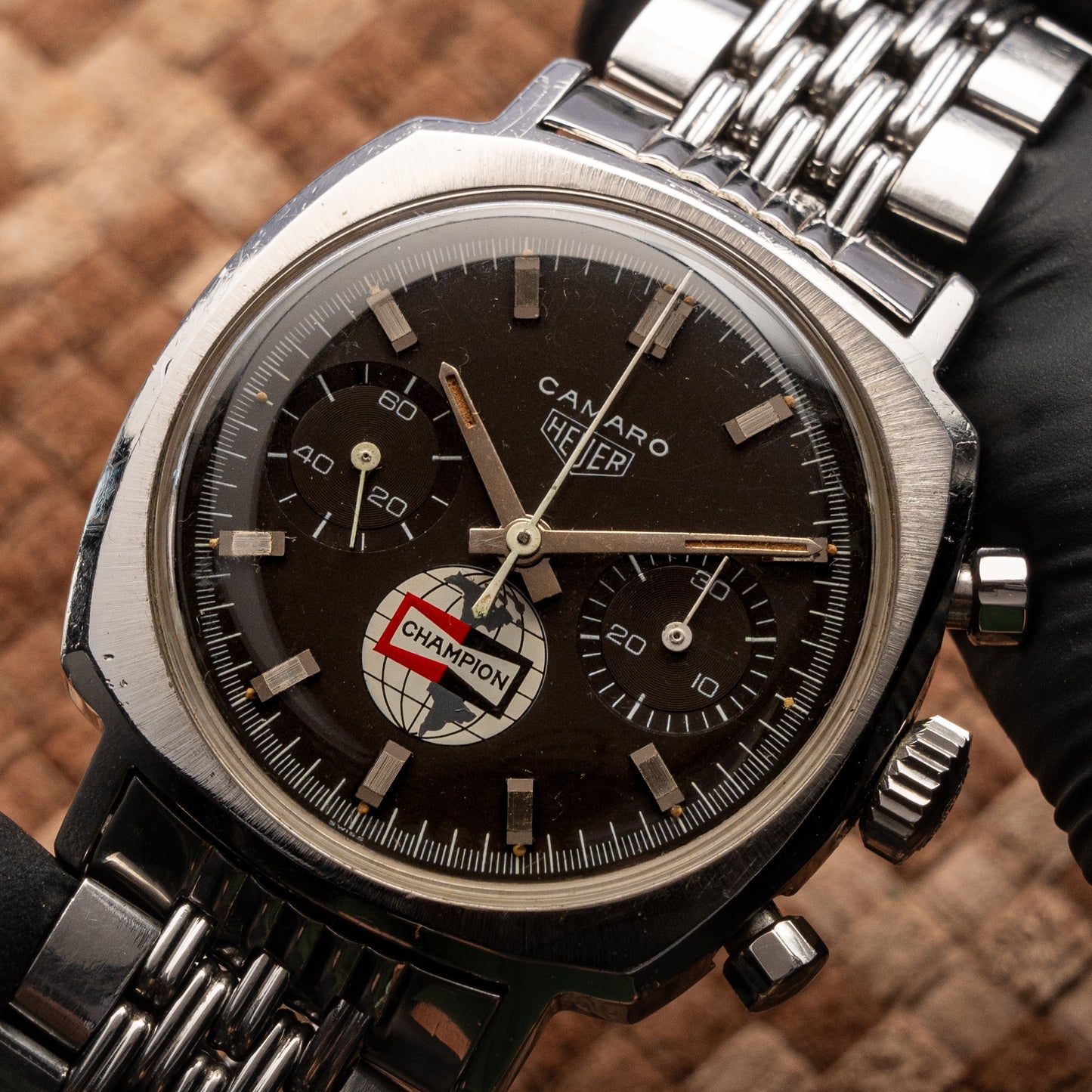 HEUER CAMARO CHAMPION LOGO REF.7743 TROPICAL DIAL