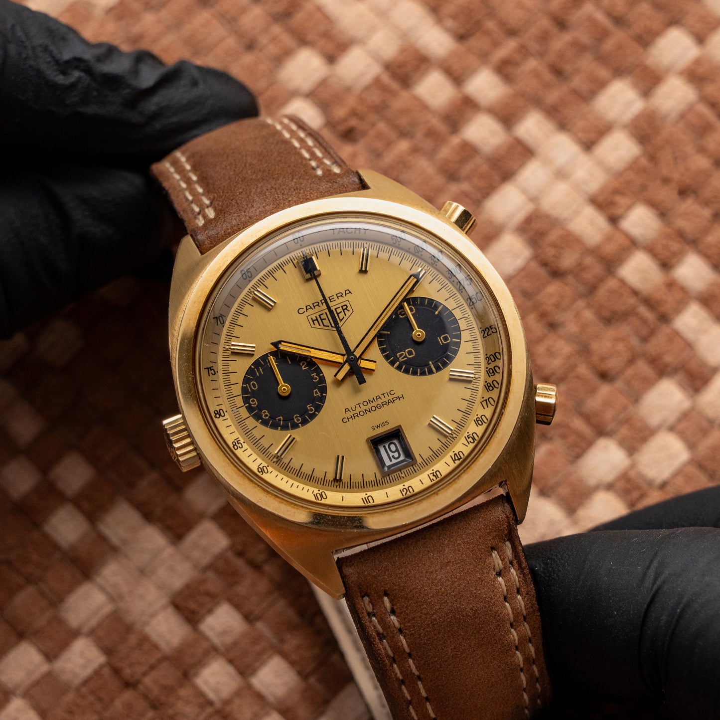 HEUER CARRERA CHRONO REF. 1158 LIKE NEW STICKER