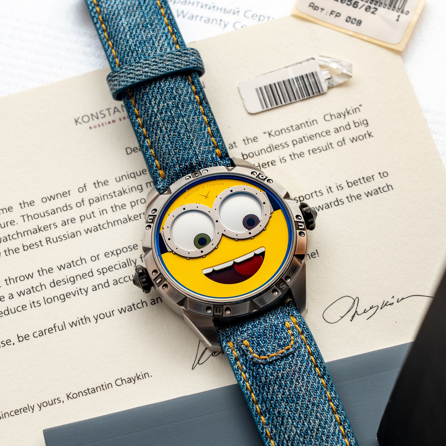 KONSTANTIN CHAYKIN MINIONS WRISTMON LIMITED EDITION 2021s