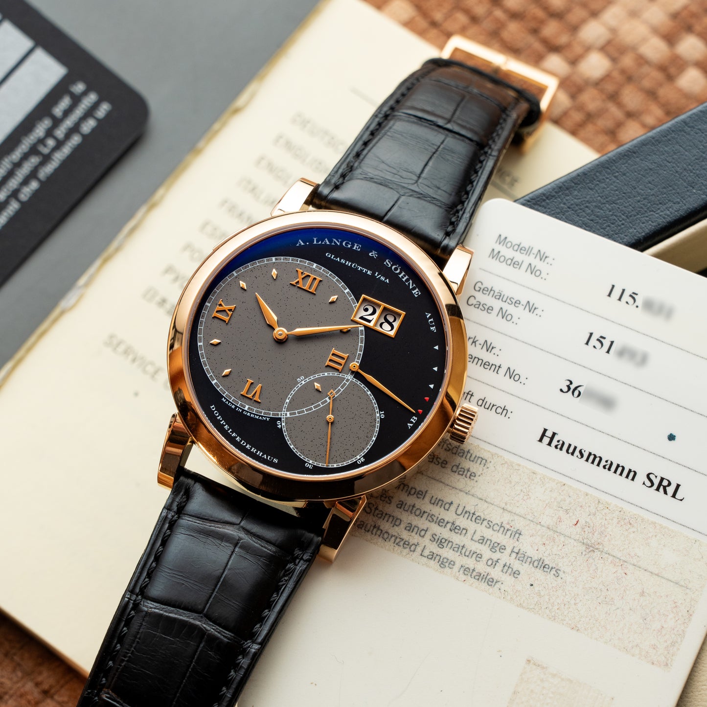 A. LANGE & SÖHNE GRANDE LANGE 1 REF. 115.031