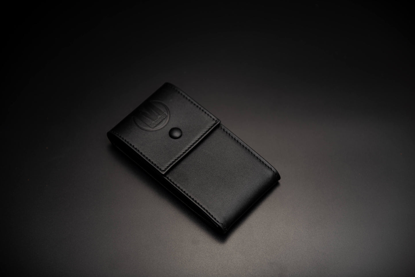 POUCHETTE PORTA OROLOGIO IN PELLE - NERO