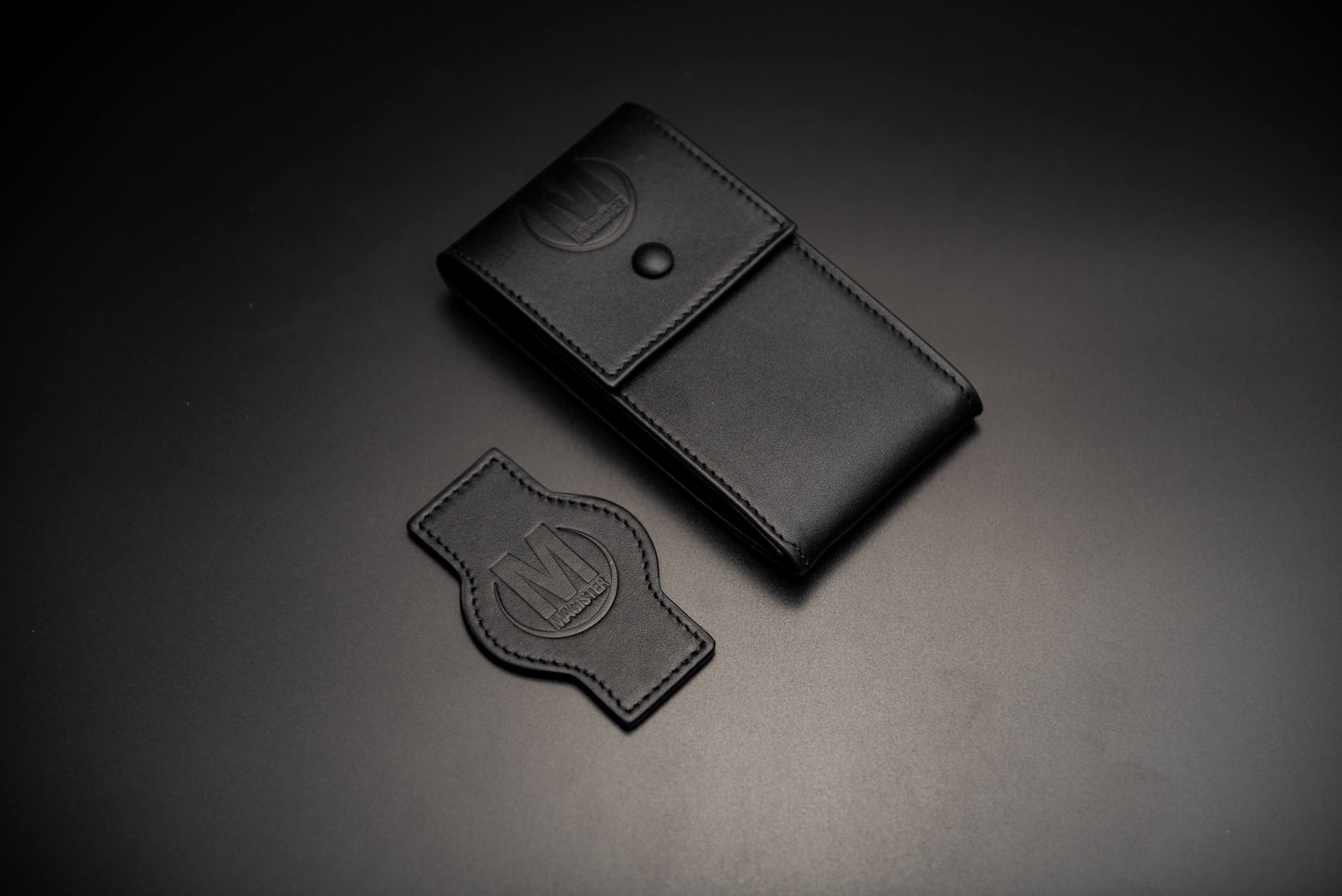 POUCHETTE PORTA OROLOGIO IN PELLE - NERO