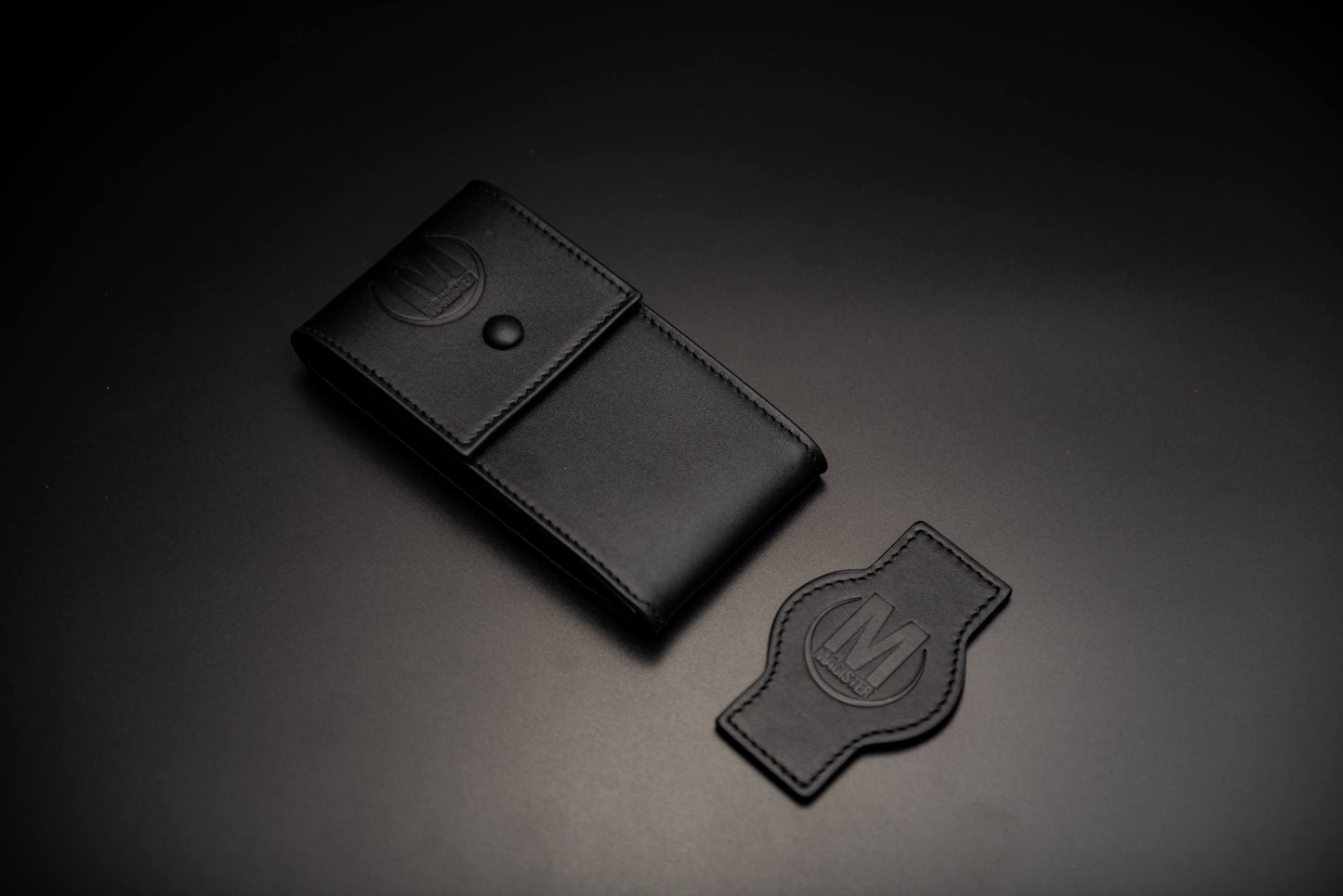 POUCHETTE PORTA OROLOGIO IN PELLE - NERO