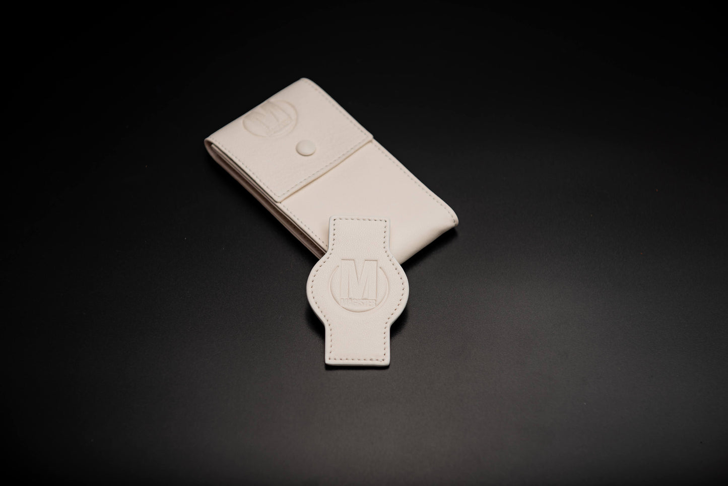 POUCHETTE PORTA OROLOGIO IN PELLE - BIANCO