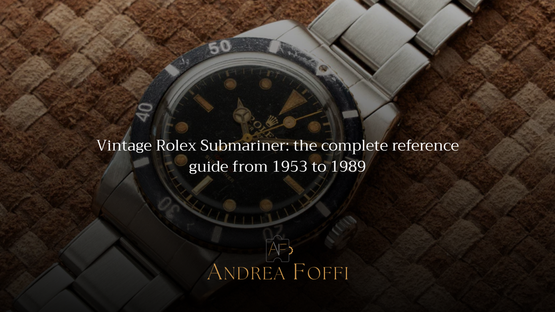 Vintage Rolex Submariner: the complete reference guide from 1953 to 1989