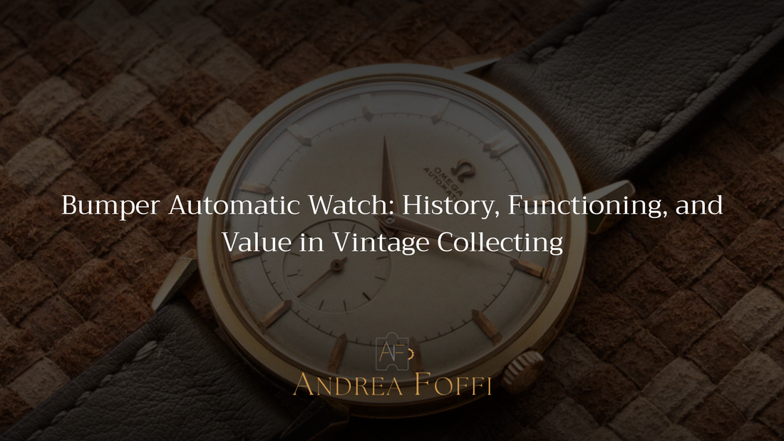 Bumper Automatic Watch: History, Functioning, and Value in Vintage Collecting