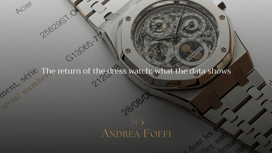 The return of the dress watch: what the data shows