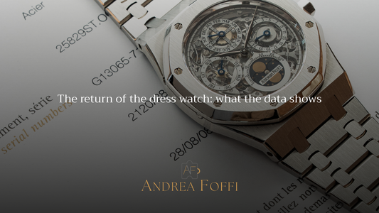 The return of the dress watch: what the data shows
