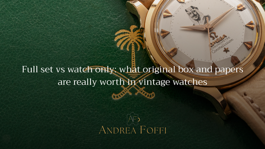 Full set vs watch only: what original box and papers are really worth in vintage watches