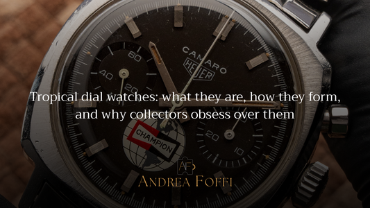 Tropical dial watches: what they are, how they form, and why collectors obsess over them