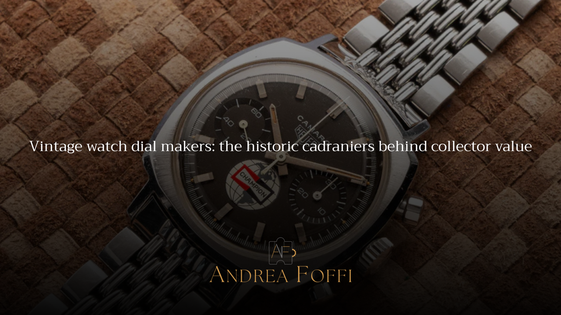 Vintage watch dial makers: the historic cadraniers behind collector value