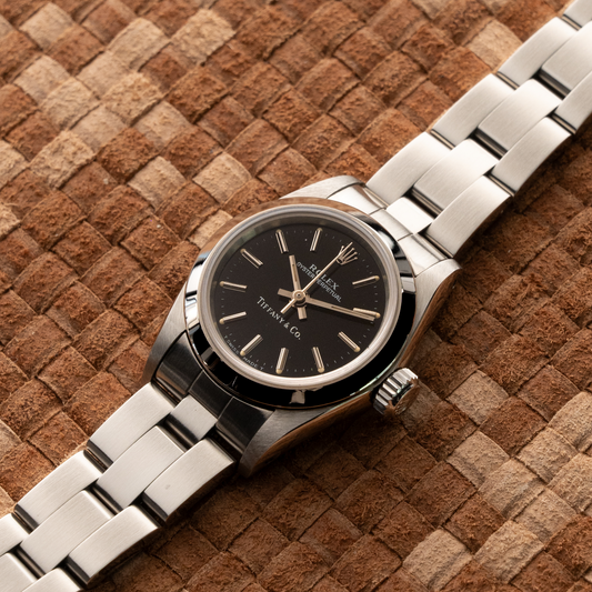ROLEX OYSTER PERPETUAL DATE REF. 67180 TIFFANY & CO. DIAL