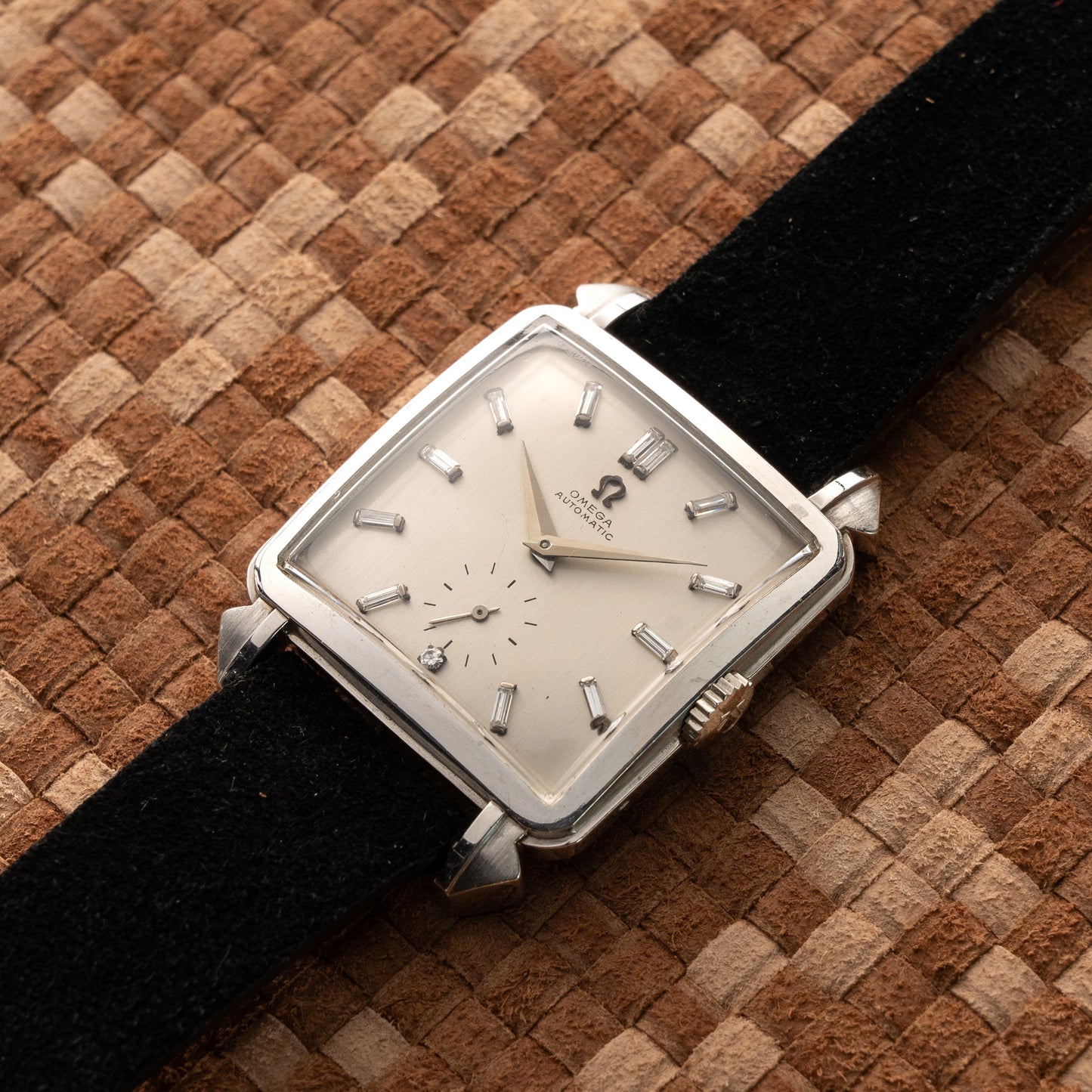OMEGA “CIOCCOLATONE” PLATINUM REF. 3903 1950's
