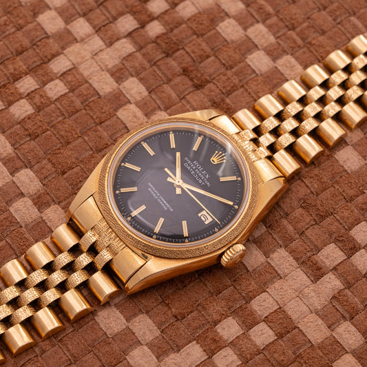 ROLEX DATEJUST REF. 1611 BLACK DIAL JUBILEE