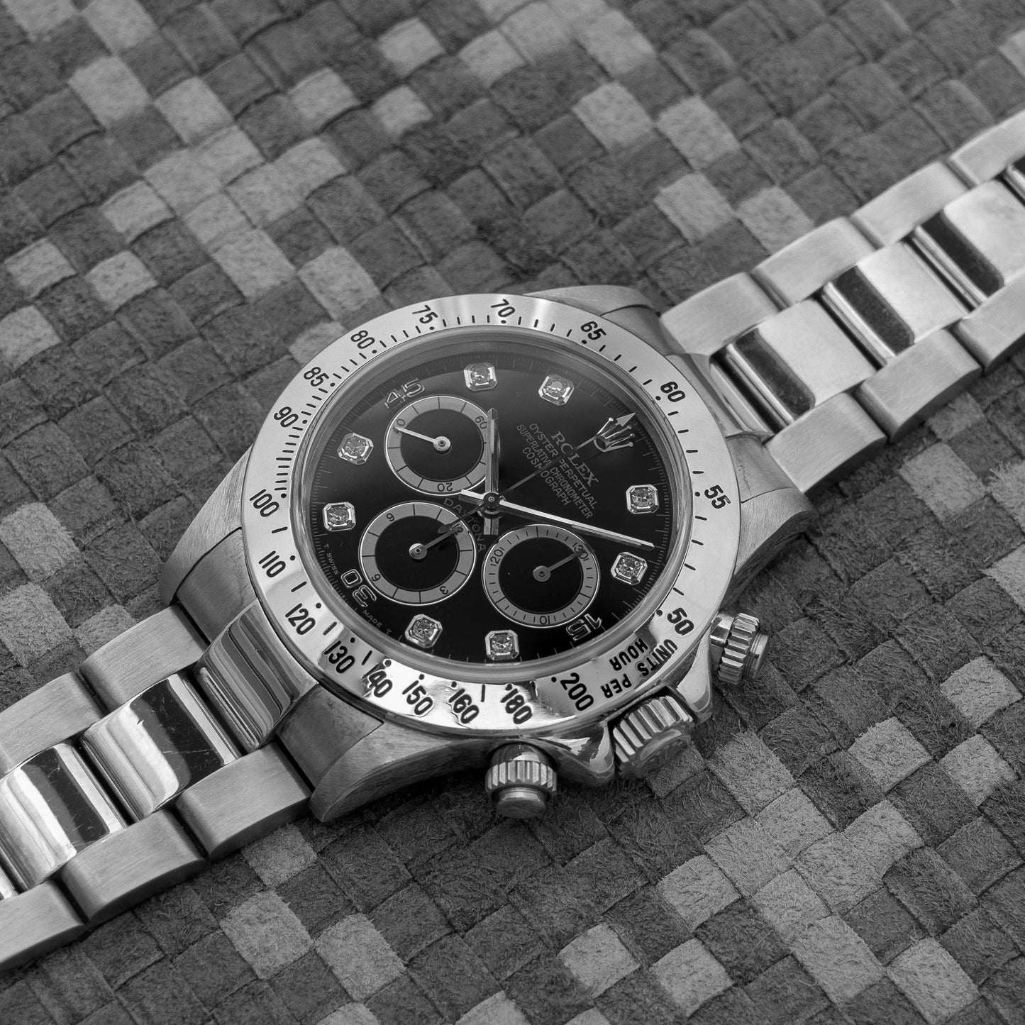 ROLEX DAYTONA 16528 1989'S 4LINEE DIAMOND INDEXES FULL SET