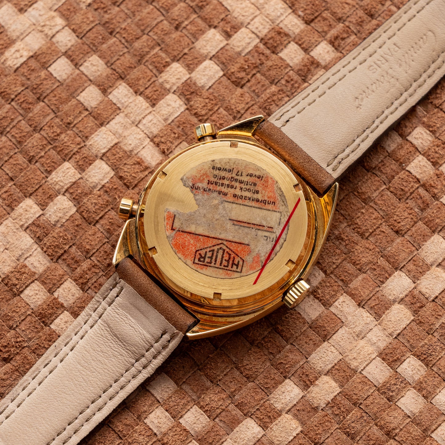 HEUER CARRERA CHRONO REF. 1158 LIKE NEW STICKER