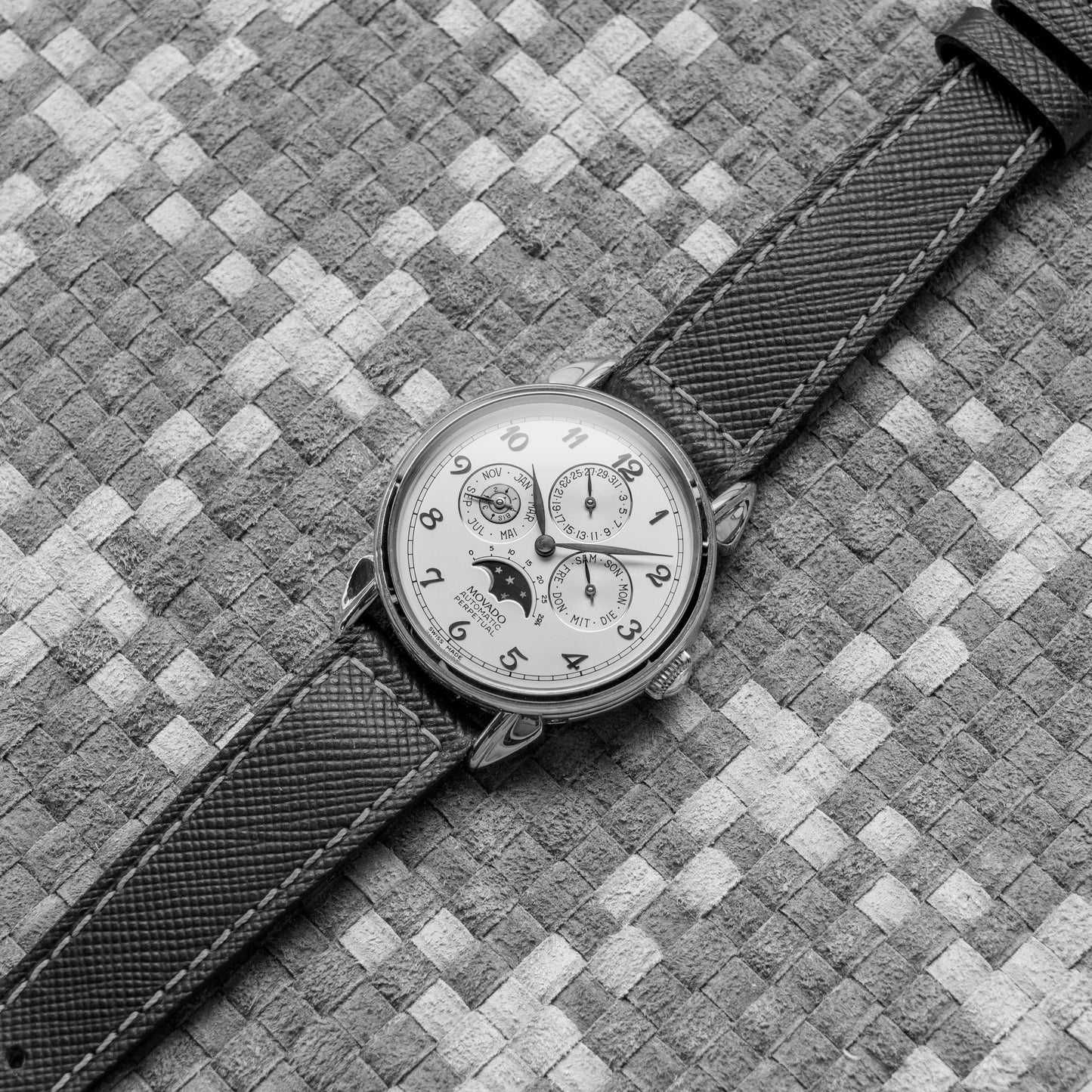 MOVADO 1881 PERPETUAL CALENDAR REF. 44B3881