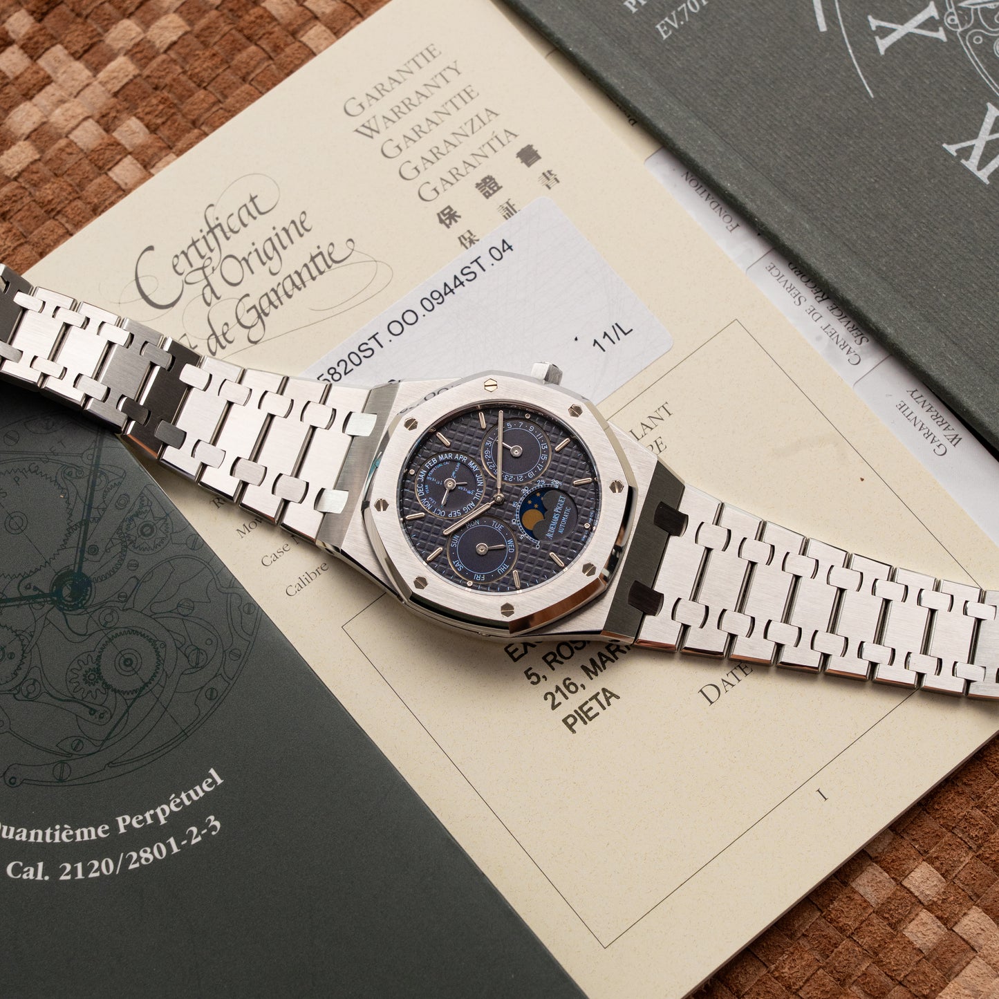 AUDEMARS PIGUET ROYAL OAK PERPETUAL CALENDAR REF. 25820ST04 2000's