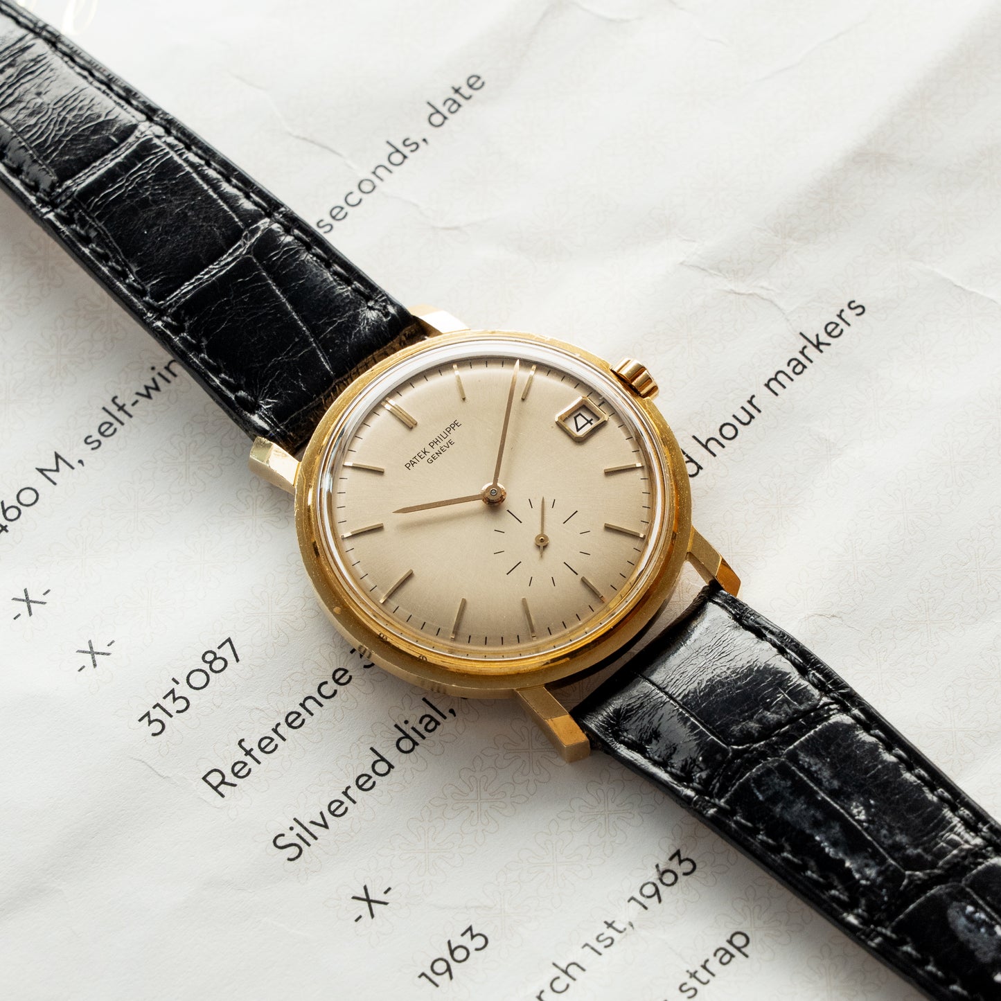 PATEK PHILIPPE CALATRAVA REF. 3445 18K YELLOW GOLD 1960s