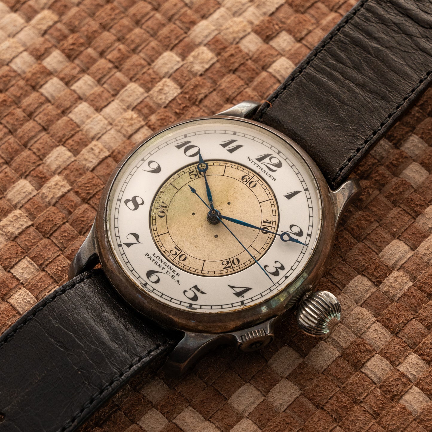 LONGINES WITTNAUER WEEMS SECOND SETTING WATCH REF. 4356 1940S