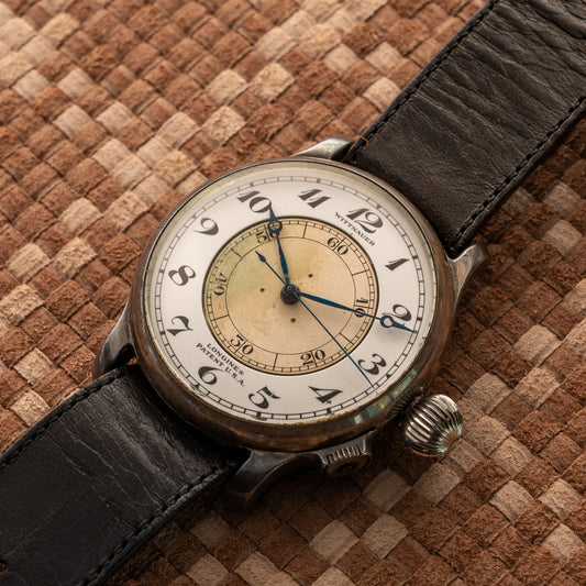 LONGINES WITTNAUER WEEMS SECOND SETTING WATCH REF. 4356 1940S