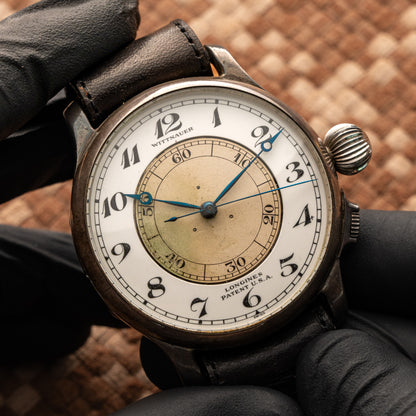 LONGINES WITTNAUER WEEMS SECOND SETTING WATCH REF. 4356 1940S