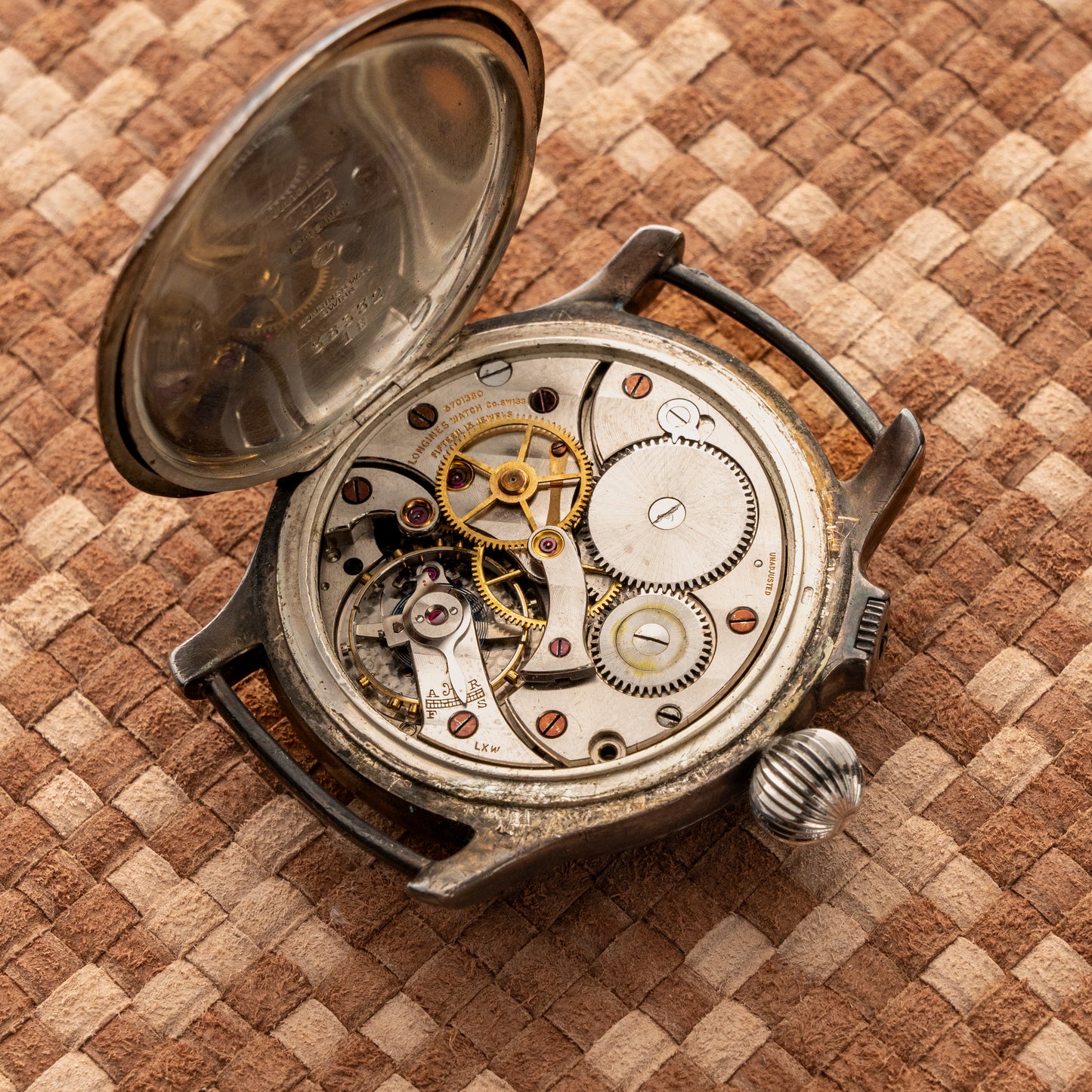 LONGINES WITTNAUER WEEMS SECOND SETTING WATCH REF. 4356 1940S