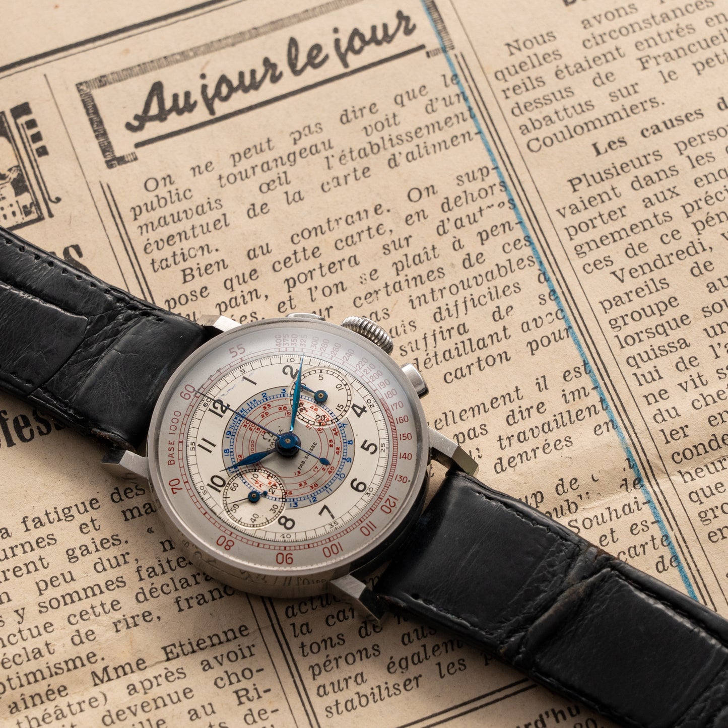 OMEGA CHRONOGRAPH WRISTWATCH 1940S