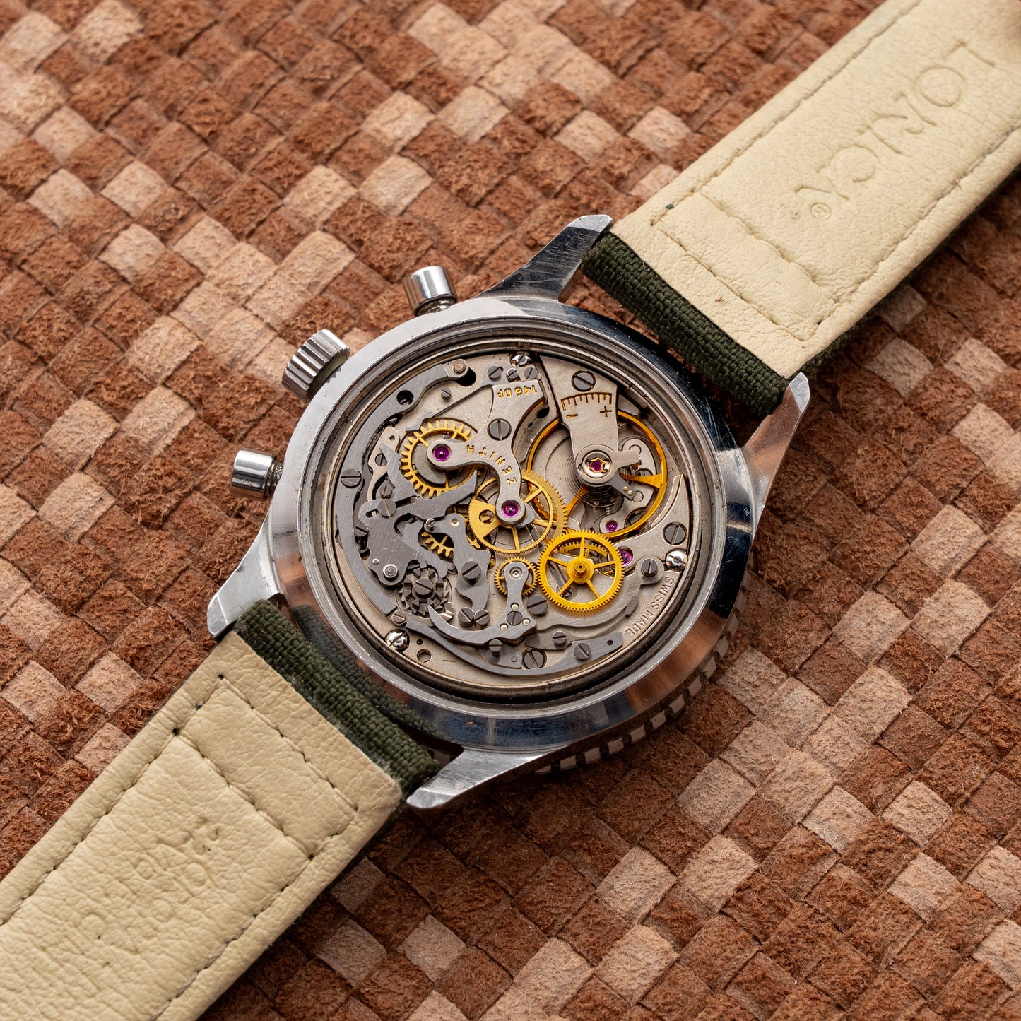 ZENITH ITALIAN MILITARY CHRONOGRAPH CAIRELLI TYPE CP-2 1970s
