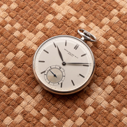 PATEK PHILIPPE & CIE. A. CAIRELLI ROMA POCKET WATCH STAYBRITE STEEL
