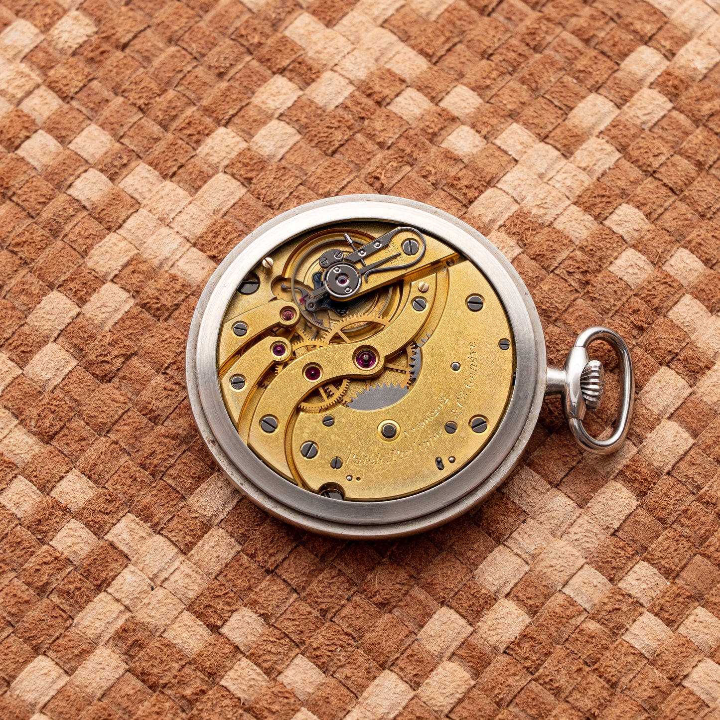 PATEK PHILIPPE & CIE. A. CAIRELLI ROMA POCKET WATCH STAYBRITE STEEL