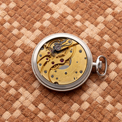PATEK PHILIPPE & CIE. A. CAIRELLI ROMA POCKET WATCH STAYBRITE STEEL