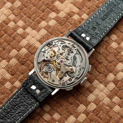 EBERHARD & CO. PRE EXTRA-FORT THREE-REGISTER CHRONO 1940s
