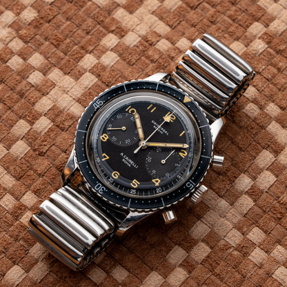 UNIVERSAL GENÈVE A.M.I. MILITARY CHRONO TYPE CP-2 CAIRELLI FLY-BACK 1960S