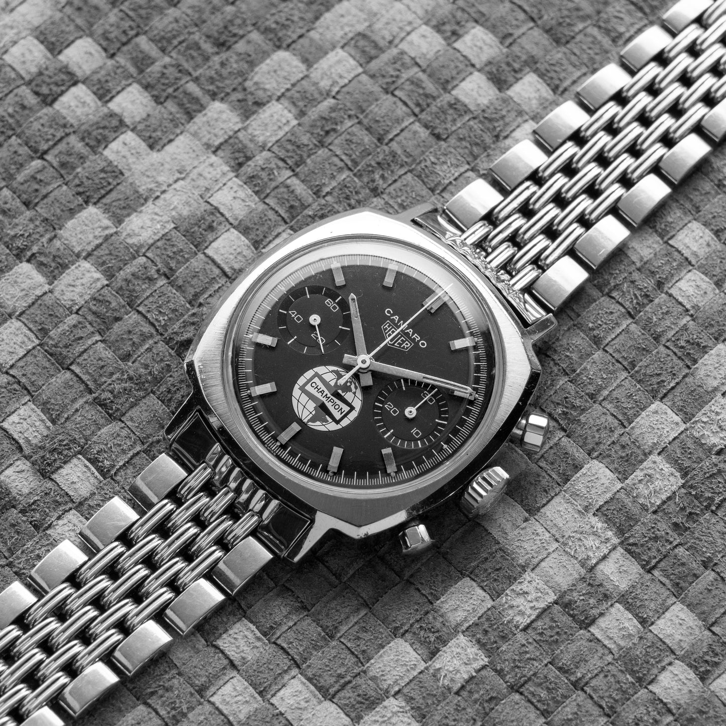 HEUER CAMARO CHAMPION LOGO REF.7743 TROPICAL DIAL