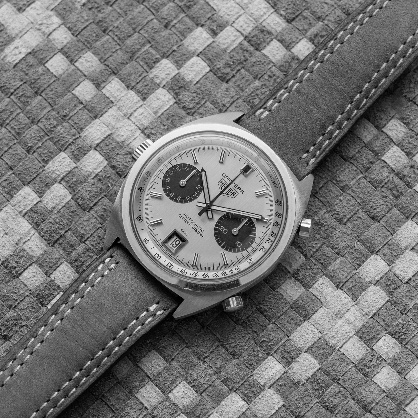 HEUER CARRERA CHRONO REF. 1158 LIKE NEW STICKER